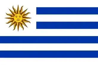 Bandera de Uruguay representando la tradición gastronómica uruguaya en Fondo Yuru